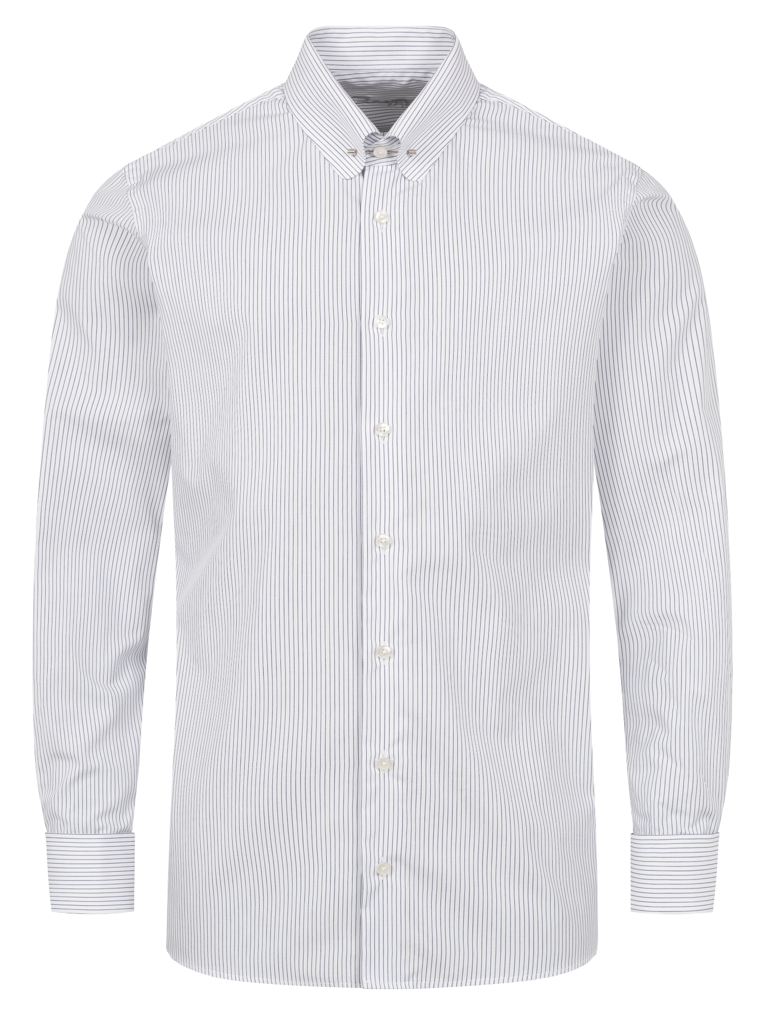 Blau feiner Streifen Regular Cut Classic Line Schaeffer Hemd mit Piccadilly Kragen Blau feiner Streifen Regular Cut Classic Line Schaeffer Hemd mit Piccadilly Kragen