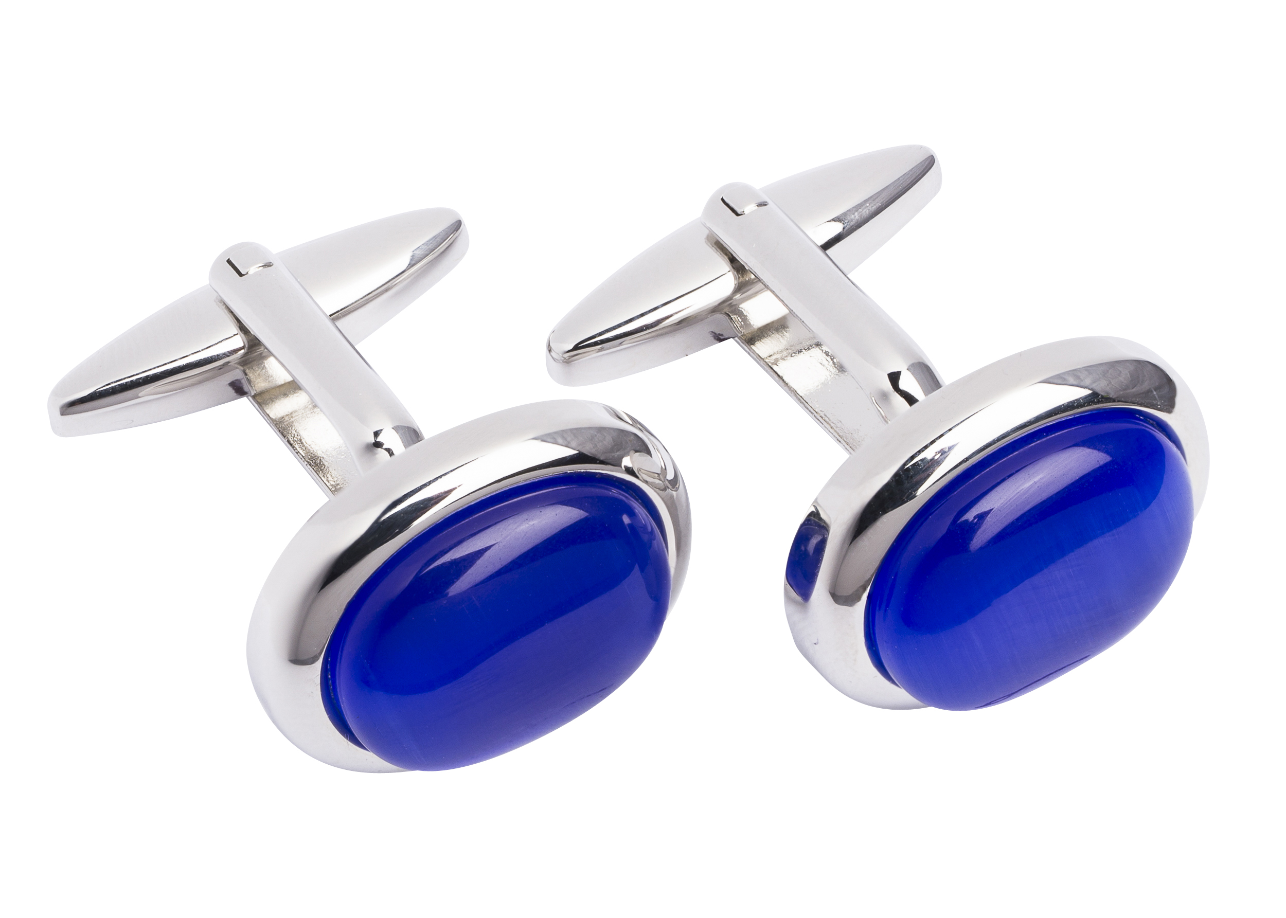 Manschettenknöpfe blauer Stein