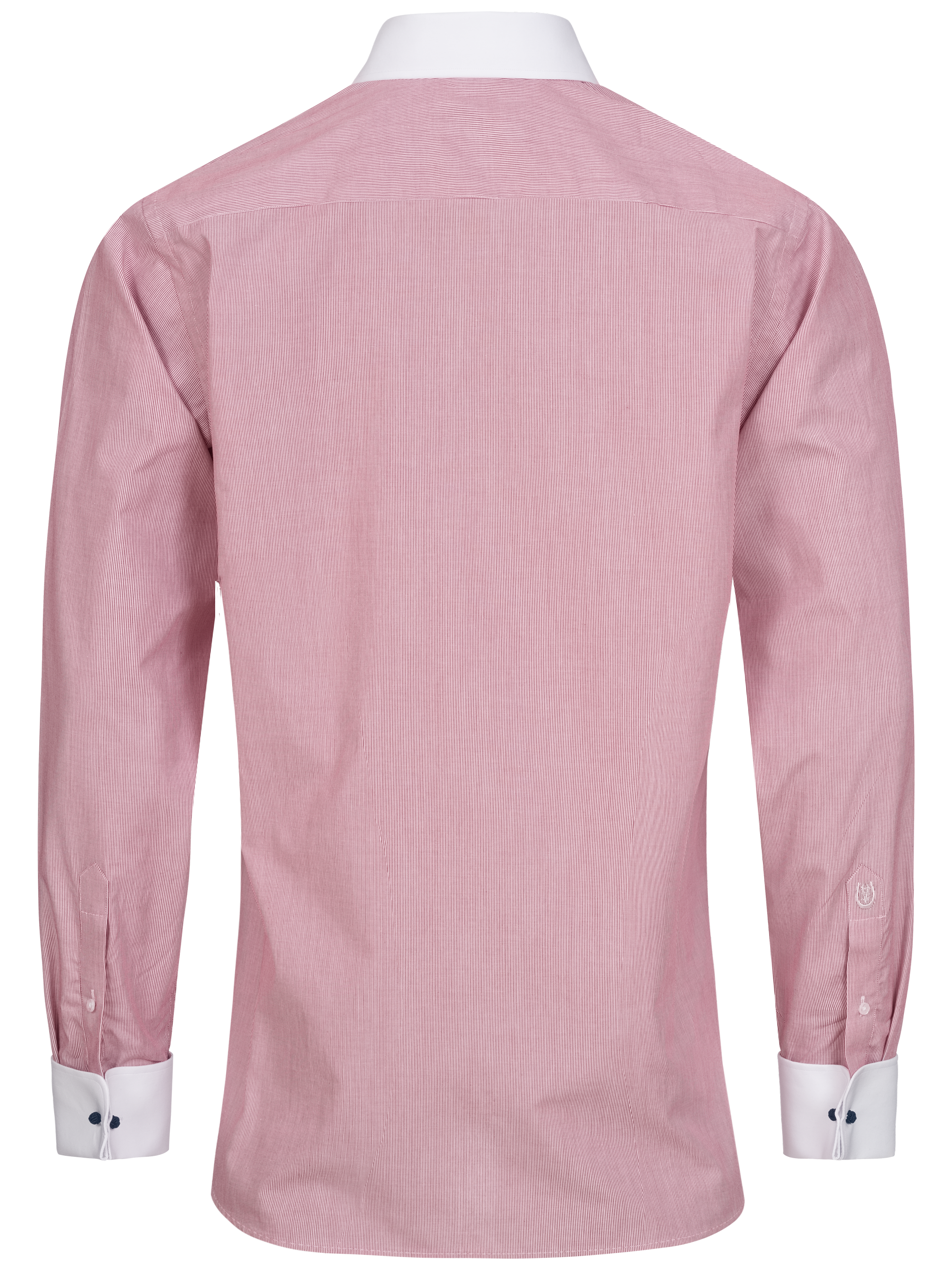Rot gestreiftes Slim Fit Classic Line Schaeffer Hemd mit Piccadilly Kragen Rot gestreiftes Slim Fit Classic Line Schaeffer Hemd mit Piccadilly Kragen