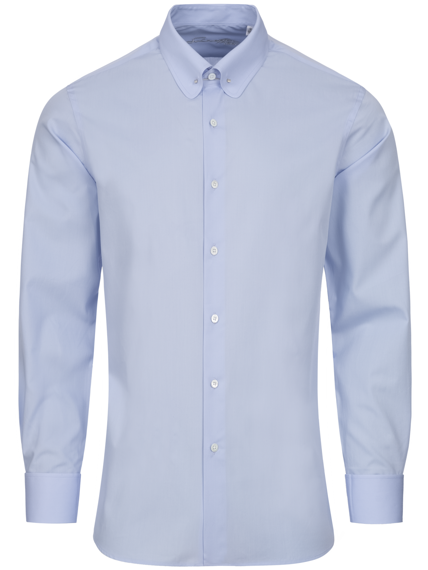 Nachhaltiges hellblaues Slim Fit Green Line Schaeffer Hemd mit Piccadilly Kragen Nachhaltiges hellblaues Slim Fit Green Line Schaeffer Hemd mit Piccadilly Kragen