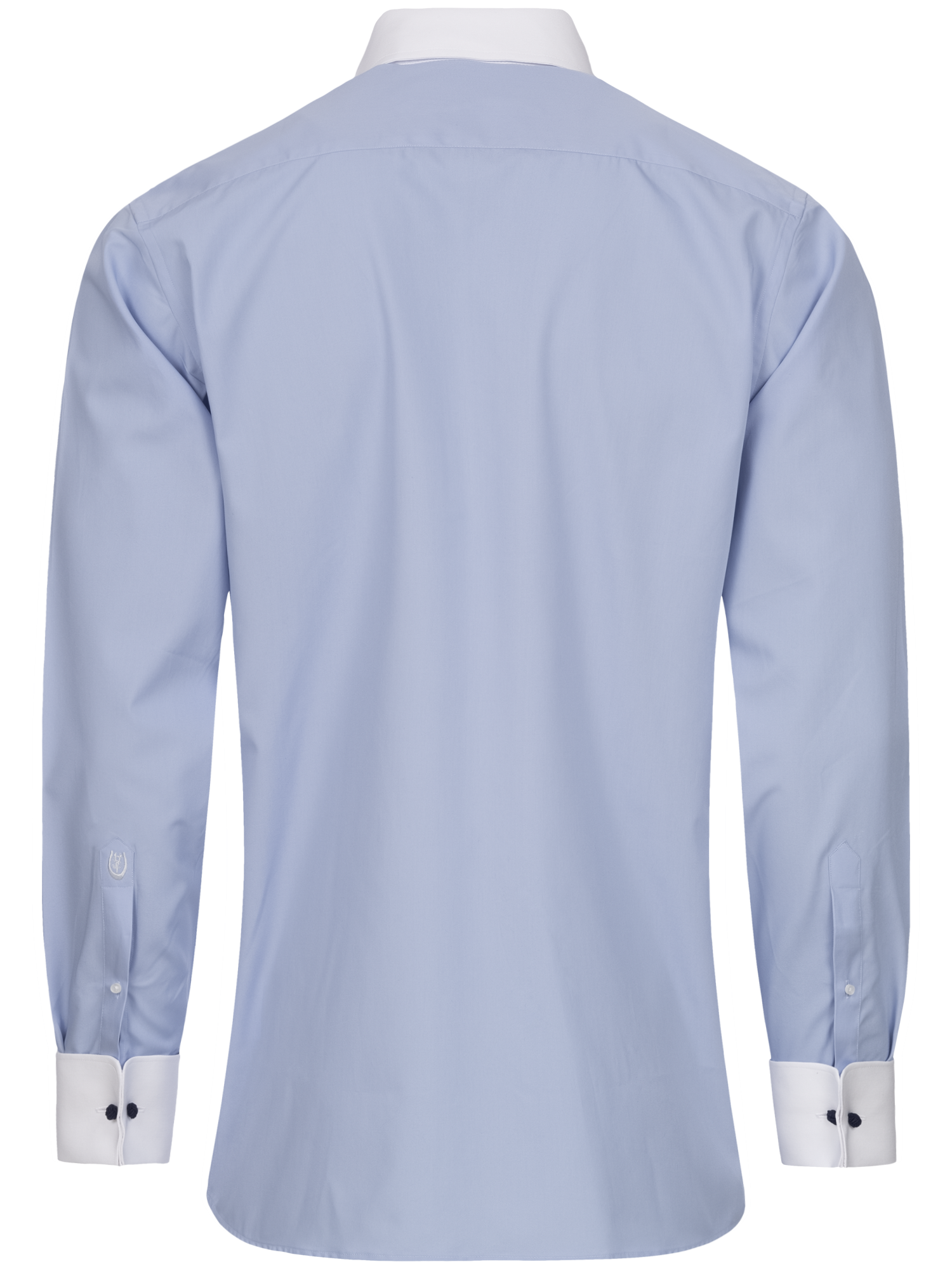 Hellblaues Slim Fit Classic Line Schaeffer Hemd mit Tab Kragen Hellblaues Slim Fit Classic Line Schaeffer Hemd mit Tab Kragen