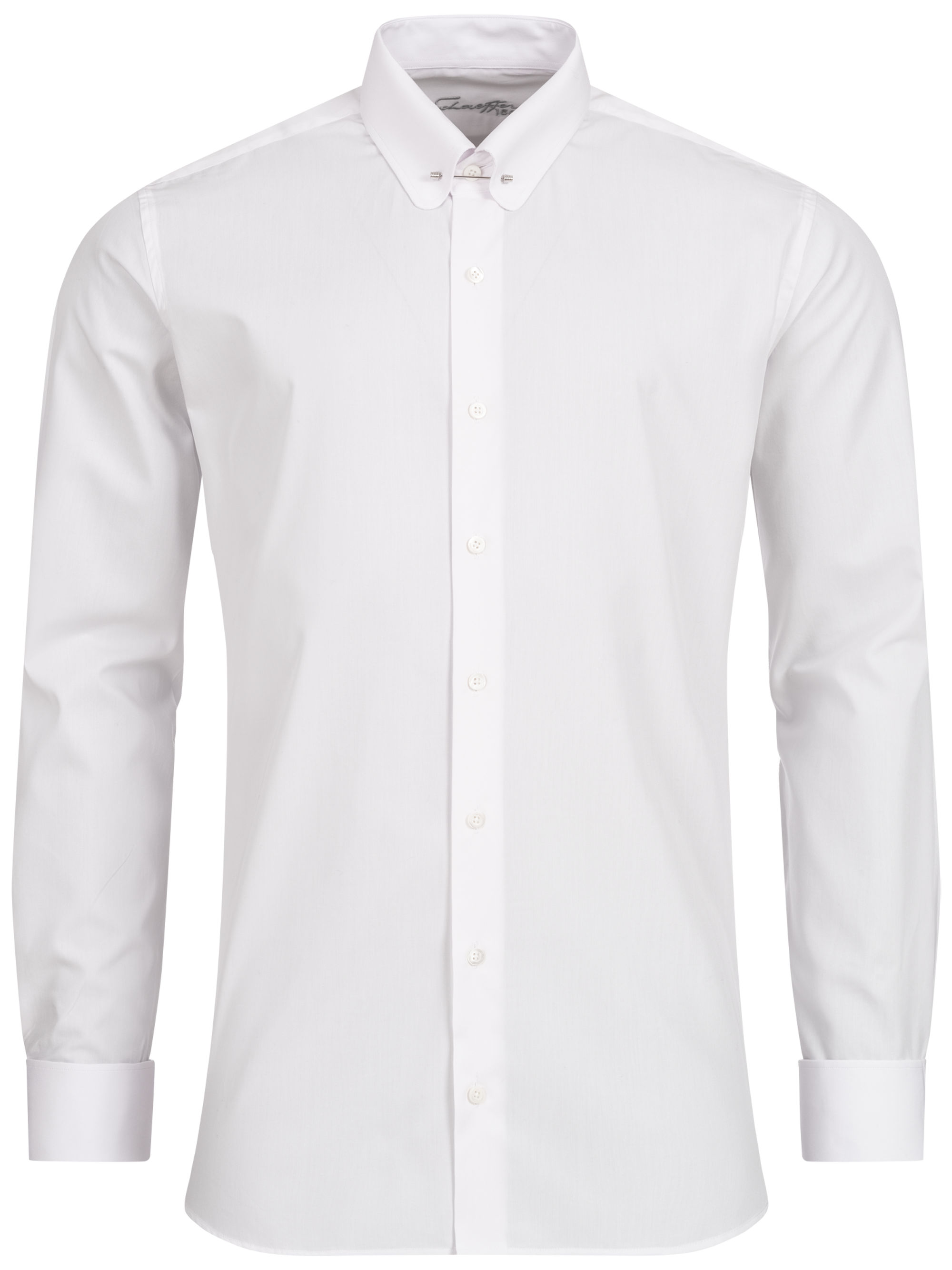 Weißes Slim Fit Classic Line Schaeffer Hemd mit Piccadilly Kragen Weißes Slim Fit Classic Line Schaeffer Hemd mit Piccadilly Kragen