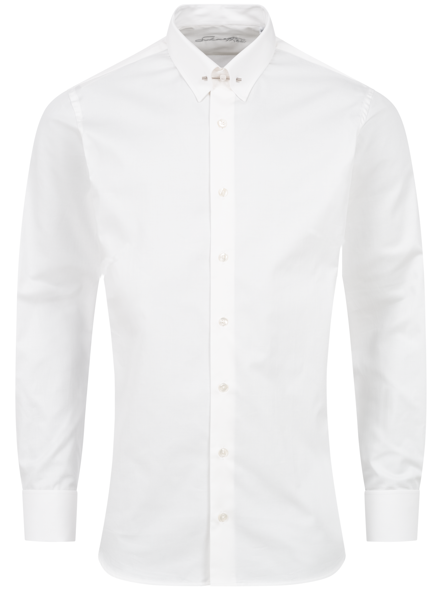 Hellbeiges Slim Fit Premium Line Schaeffer Hemd mit Piccadilly Kragen Hellbeiges Slim Fit Premium Line Schaeffer Hemd mit Piccadilly Kragen