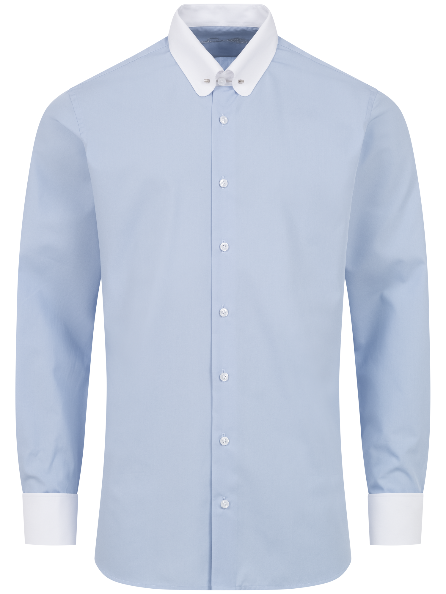 Hellblaues Modern Cut Classic Line Schaeffer Hemd mit Piccadilly Kragen Hellblaues Modern Cut Classic Line Schaeffer Hemd mit Piccadilly Kragen