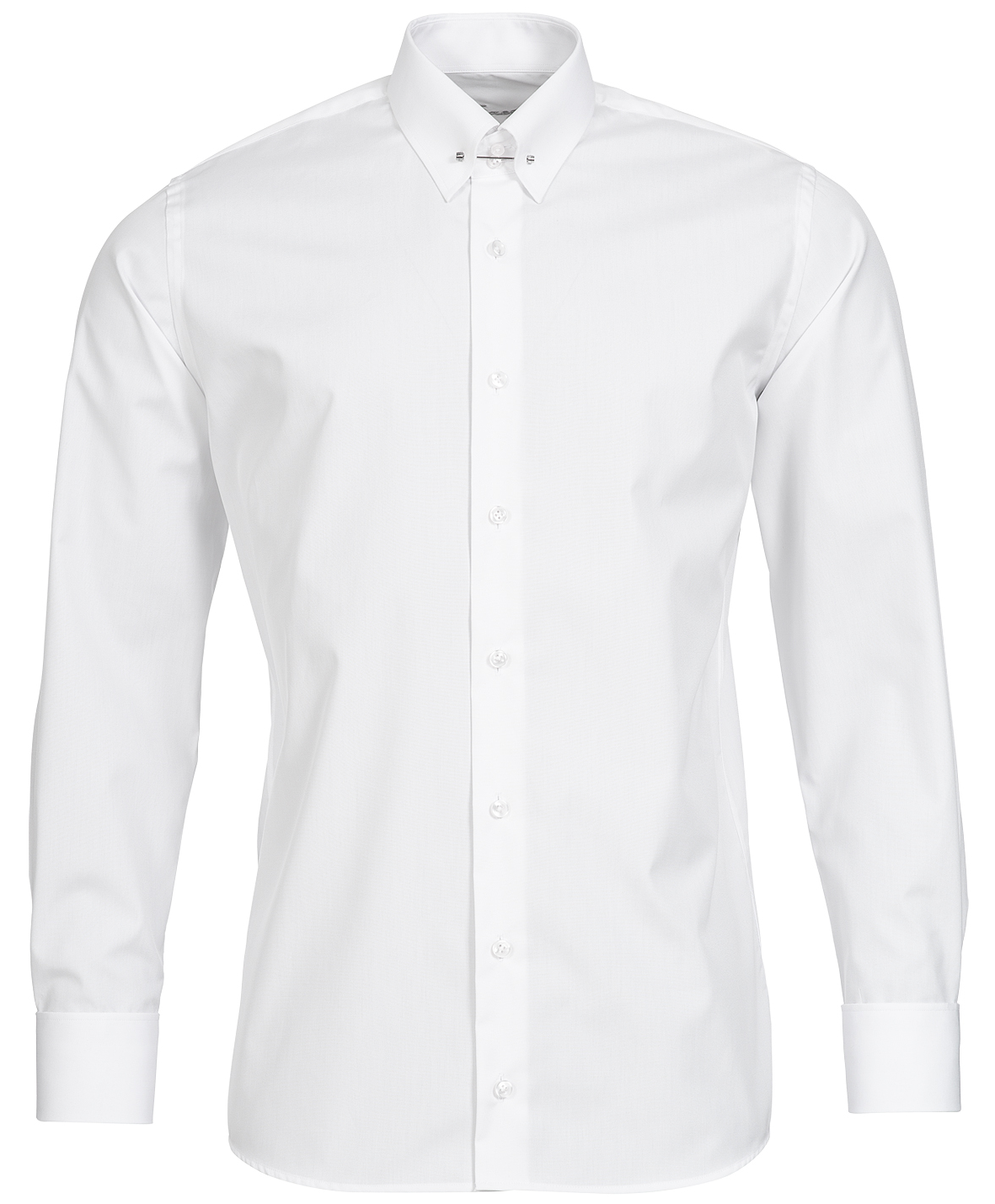 Weißes Modern Cut Premium Line Schaeffer Hemd mit Piccadilly Kragen Weißes Modern Cut Premium Line Schaeffer Hemd mit Piccadilly Kragen