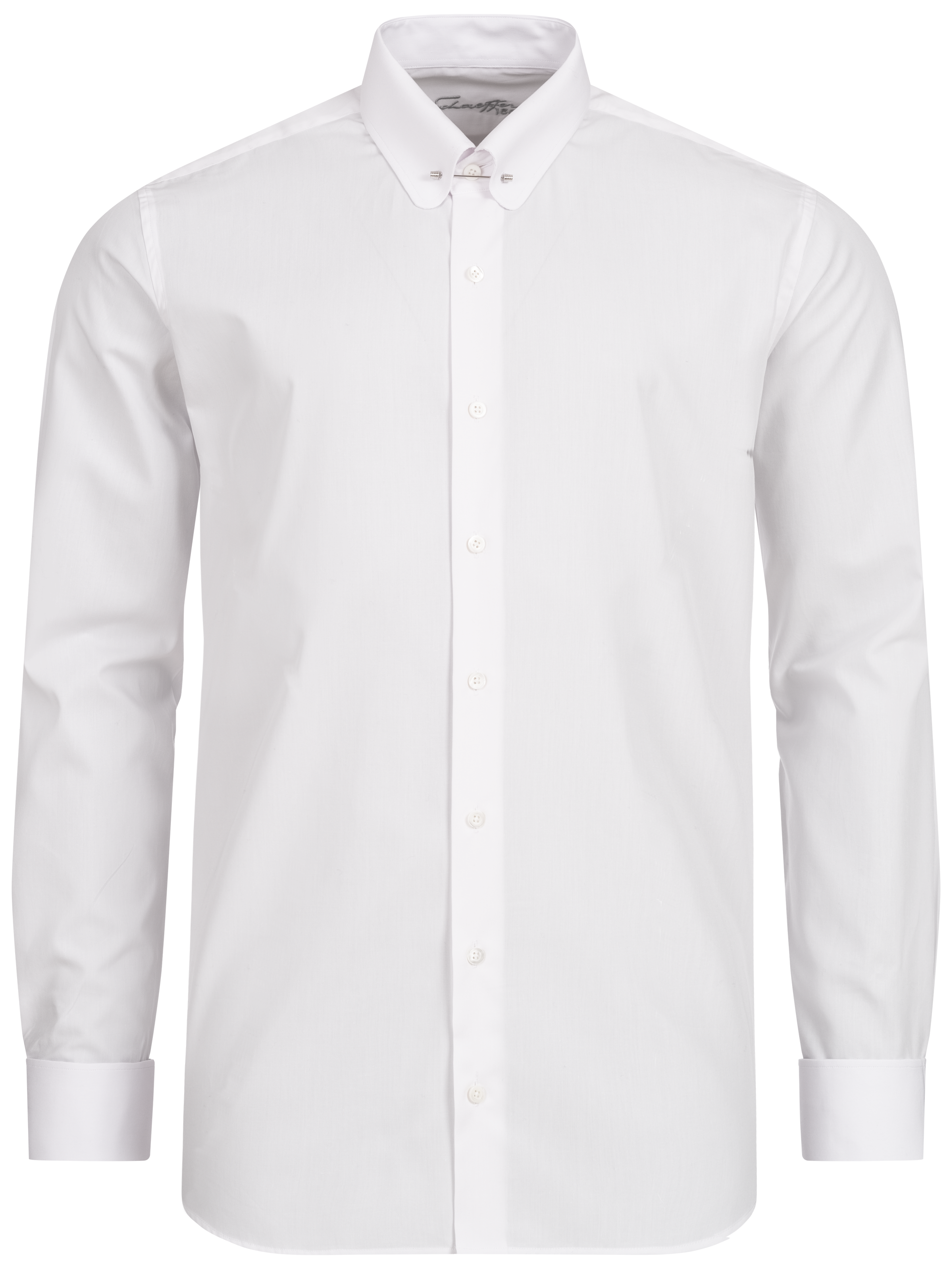 Weißes Regular Cut Classic Line Schaeffer Hemd mit Piccadilly Kragen Weißes Regular Cut Classic Line Schaeffer Hemd mit Piccadilly Kragen