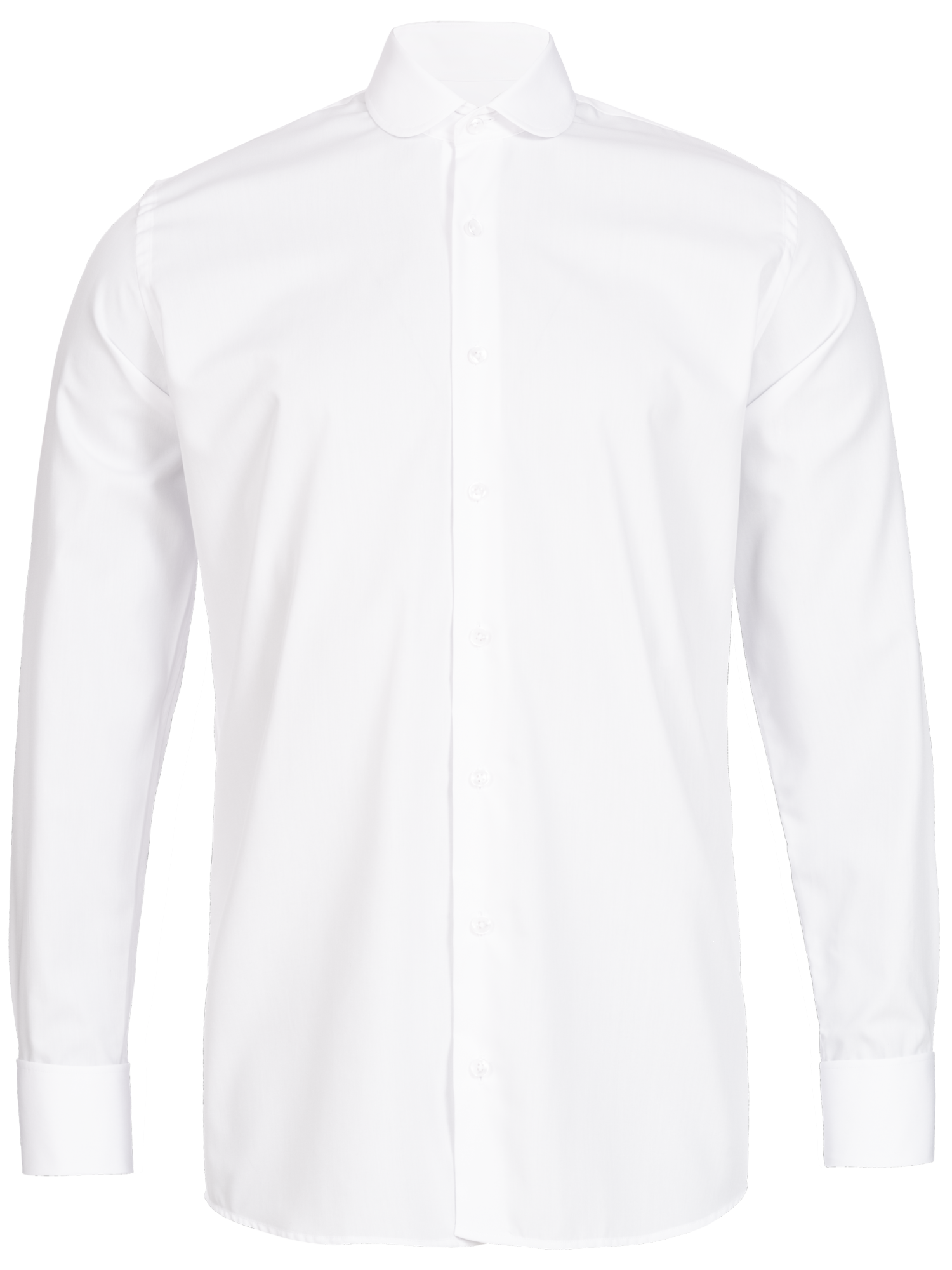 Weißes Regular Cut Classic Line Schaeffer Hemd mit Club Kragen Weißes Regular Cut Classic Line Schaeffer Hemd mit Club Kragen