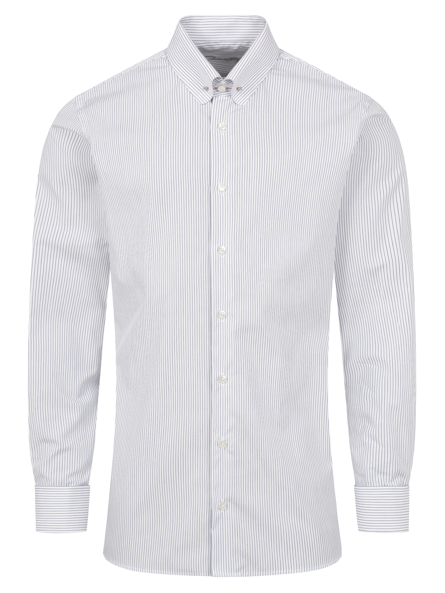 Blau feiner Streifen Slim Fit Classic Line Schaeffer Hemd mit Piccadilly Kragen Blau feiner Streifen Slim Fit Classic Line Schaeffer Hemd mit Piccadilly Kragen
