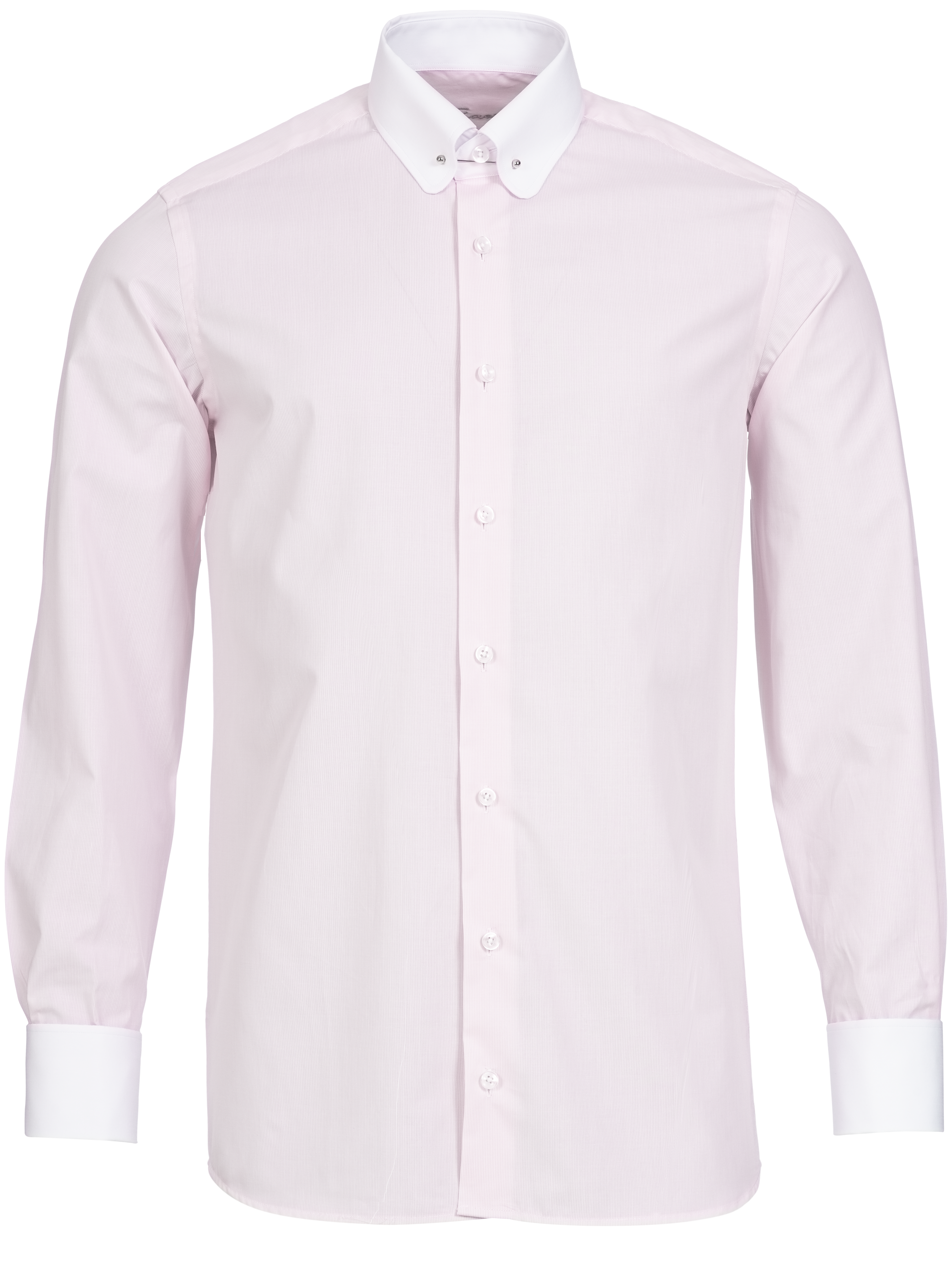 Rosé gestreiftes Regular Cut Classic Line Schaeffer Hemd mit Piccadilly Kragen Rosé gestreiftes Regular Cut Classic Line Schaeffer Hemd mit Piccadilly Kragen