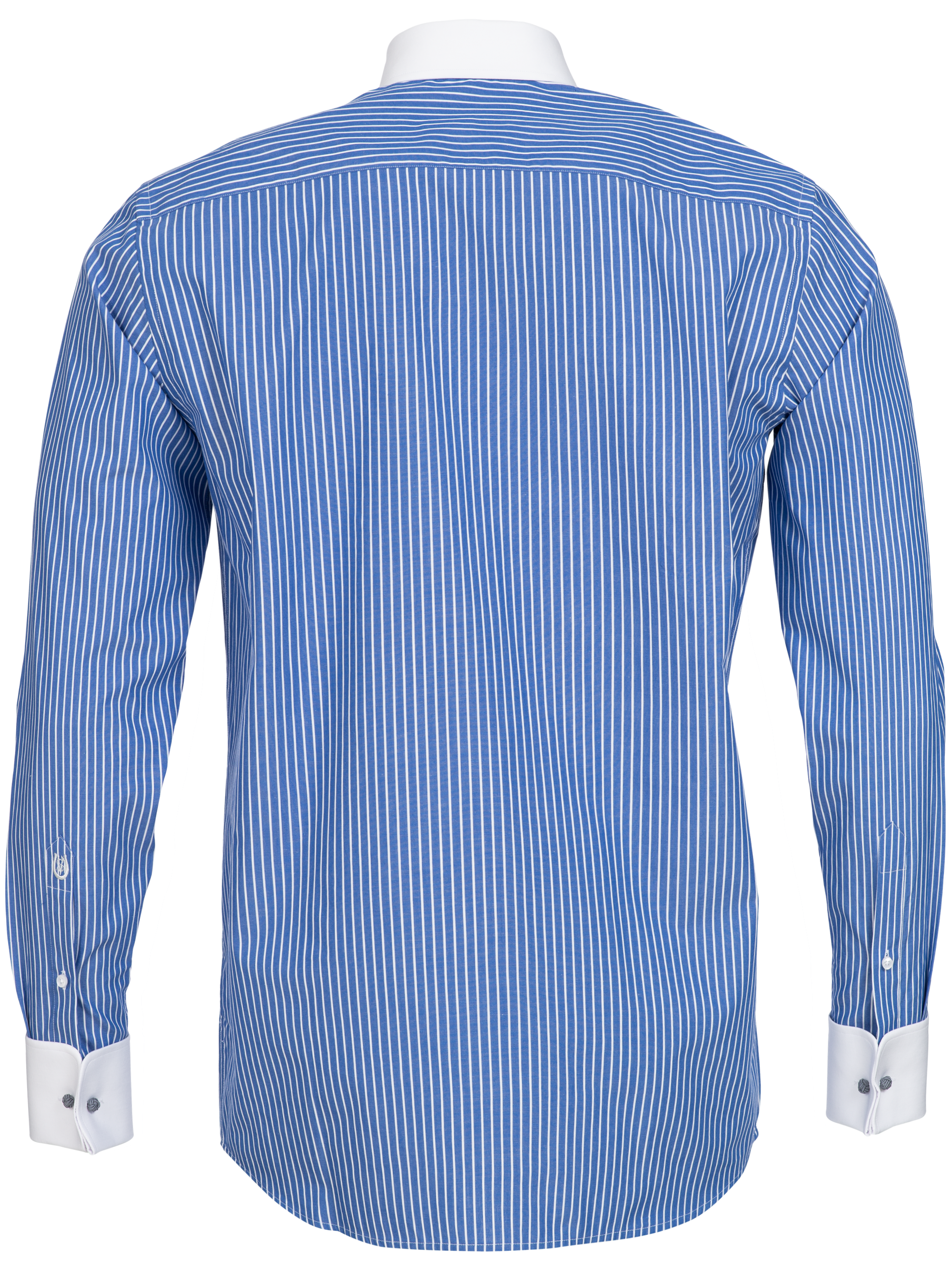 Blau gestreiftes Regular Cut Classic Line Schaeffer Hemd mit Piccadilly Kragen Blau gestreiftes Regular Cut Classic Line Schaeffer Hemd mit Piccadilly Kragen