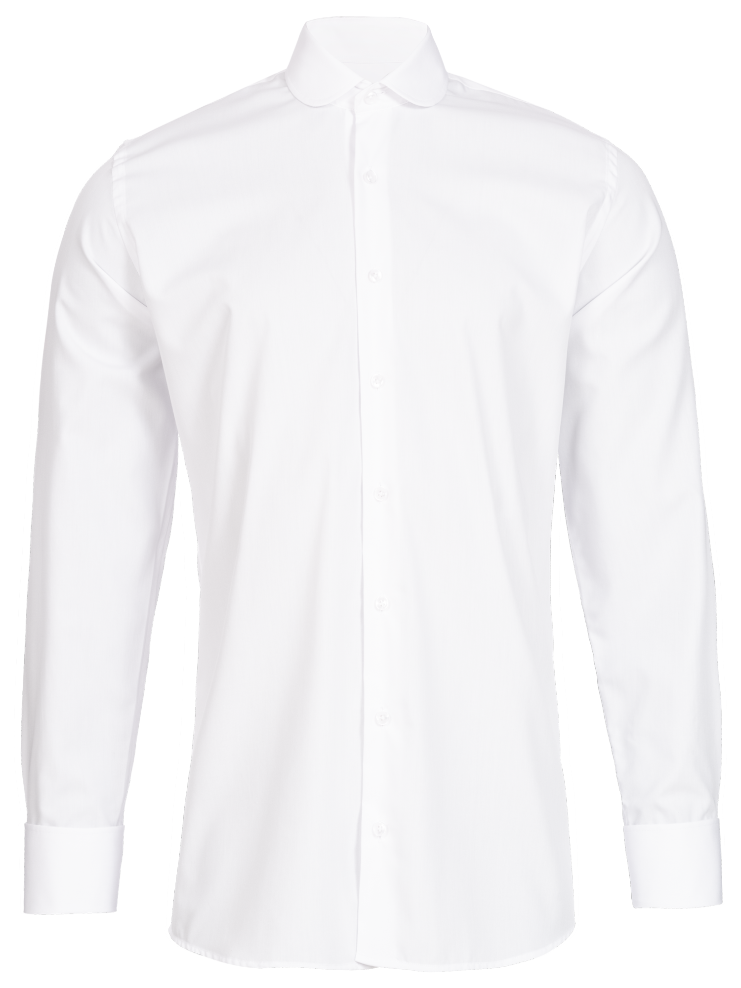 Weißes Slim Fit Premium Line Schaeffer Hemd mit Club Kragen Weißes Slim Fit Premium Line Schaeffer Hemd mit Club Kragen